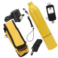 thumbnail image 4 of Oxygen Tank For  Diving, Underwater 0.5L  Tank  For Diving For Professionals Yellow Cylinder+Yellow Storage Bag, 4 of 8