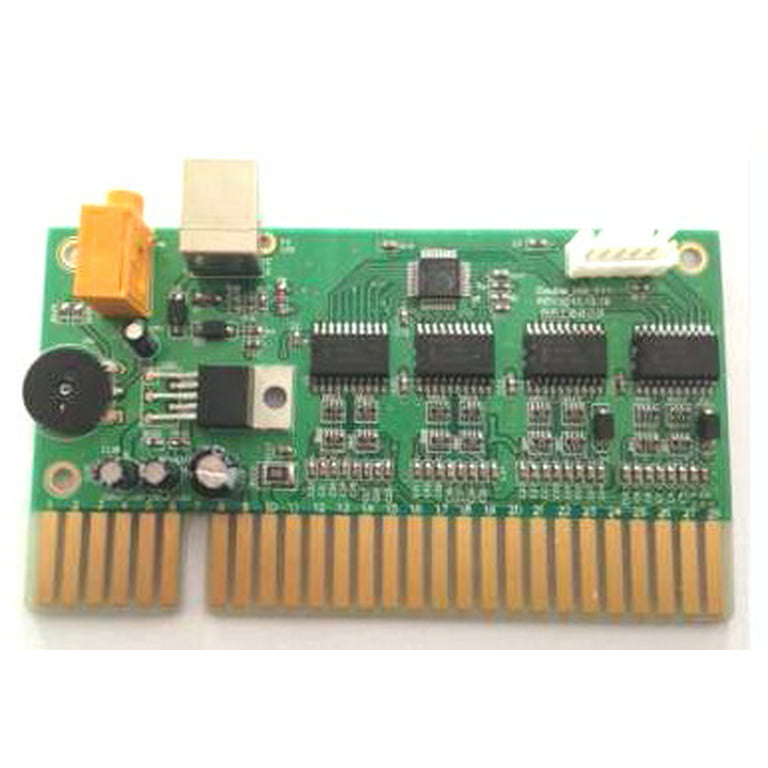 Muskuløs Blank sjækel USB to JAMMA Converter Board, Emulates Gamepad, Interface to 2 USB PC  Joystick Jamma / Mame - Walmart.com