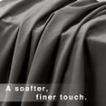 thumbnail image 3 of LBRO2M Bed Sheets Set, 1800 Series Hotel Luxury Double Brushed Soft Microfiber Sheets, Deep Pocket 4-Piece, Queen, Dark Grey, 3 of 8
