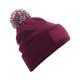 thumbnail image 1 of Beechfield - Gorro Beanie de Snowstar para Adultos Unisex (Burdeos, Blanco Roto), 1 of 2