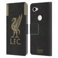thumbnail image 1 of Head Case Designs Officially Licensed Liverpool Football Club 2019/20 Kit Home Goalkeeper Leather Book Wallet Case Cover Compatible with Google Pixel 3a, 1 of 6