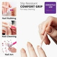 thumbnail image 5 of Set of 12 cuticle pushers, 2 pcs/set, Rubber/Plastic, Manicure/Pedicure, Multicolor, 5 of 6