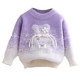 thumbnail image 3 of Angala Toddler Boys Knit Sweater Bear Design Crewneck Pullover Kids, 3 of 3