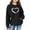 Black, variant on Mercatoo Teen Girls' Cute Sweatshirts with Hood Kids Oversized Long Sleeve Pullover Tops with Pocket Fall Winter School Trendy Clothes
