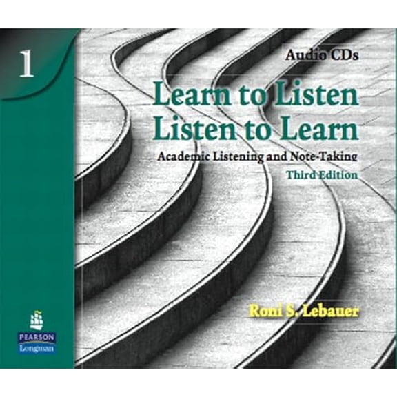 Pre-Owned Learn to Listen, Listen to Learn 1: Academic Listening and Note-Taking, Classroom Audio CD, 9780131361911, 0131361910, Paperback, 3 edition