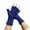 Blue, variant on harmtty Winter Gloves Unisex Half-finger Thermal Gloves Soft Fleece Elastic Wrist Anti-slip Windproof Extended Wrist Ideal for Winter Weather Writing Typing 1 Black