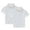 White, variant on ZACPNCV 2PC Boys Shirts Kids School Uniform Short Sleeve Tops Cozy Stretch Golf Shirt Lightweight Button Lapel Collar Tshirt Black 8-9 Years