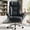 Black, variant on Daeorio Ergonomic Office Chair,Leather Desk Chair with Footrest High-Back Swivel Height-adjustable Computer Reclining Chairs Lumbar Suppor 400LBS(Black)