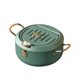 thumbnail image 5 of Sartén de cocina profunda, fácil de limpiar, antiadherente, resistente, multiusos. Verde, 5 of 9
