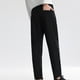 thumbnail image 5 of Pantalones largos para hombre, informales, transpirables, de exterior, de color sólido, con cremallera, bolsillo, pierna recta, deportivos, de poliéster., 5 of 9