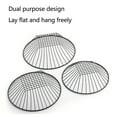 thumbnail image 3 of 3-Tier Wire Fruit Hanging Basket, non-Punching Wall Hanging Storage,Kitchen Bathroom Organization Basket, Kitchen Wire Storage Basket Hanging Fruit Storage, 3 of 5