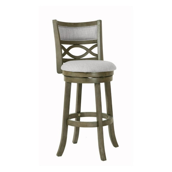 New Classic Furniture Manchester 29" Solid Wood Bar Stool in Olive Gray