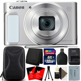 Canon PowerShot SX620 HS 20.2MP Digital Camera (Silver) with Complete Kit