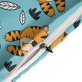 thumbnail image 4 of HAHDAXIA Tiger Cute Pattern Bedding Solid Comforter Set for All Seasons,3 Pieces(1 Comforter+2 Pillowcases),Soft Microfiber Bedding Set King(90"x90"), 4 of 7