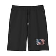 thumbnail image 5 of Walmart Kids 4th of July American Flag T-Shirt & Shorts 2-Piece Matching Set, Unisex Patriotic Outfit for Boys Girls, Black,Size 6 T, 5 of 9