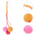 thumbnail image 2 of Miangastore Sisal Interactive Cat Toys Indoor Cats Multi Color Round Shape for Chewing Scratching 1Set 11.8X3.1X1.6in, 2 of 8