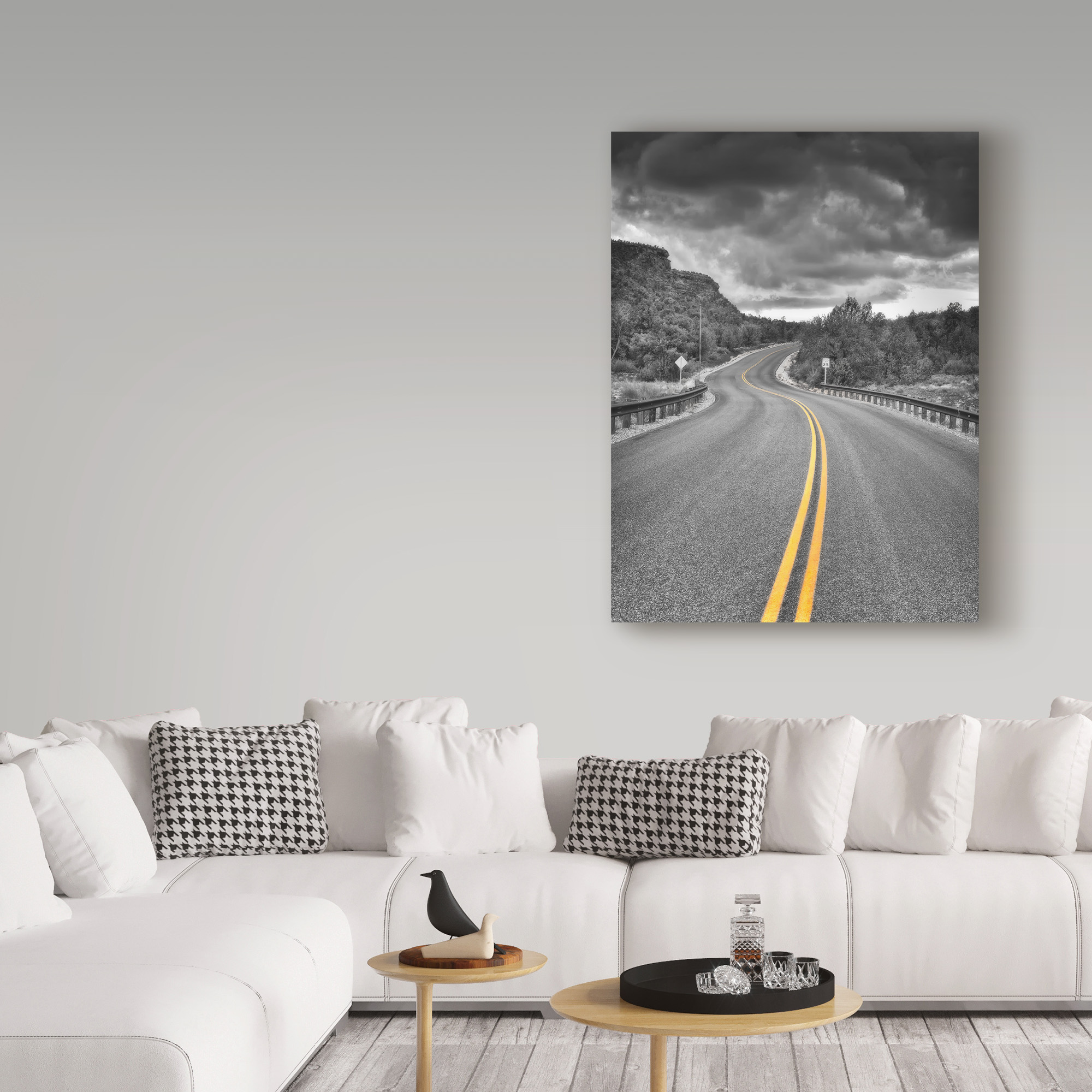 Trademark Fine Art '25 Miles' Canvas Art by Janice Sullivan