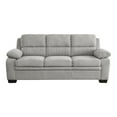 thumbnail image 2 of Lexicon Holleman Modern Textured Fabric Sofa with Pillow-top Arms in Light Gray, 2 of 5