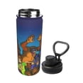 thumbnail image 2 of Saiise Scooby-Doo Print Insulated Water Bottle with Straw,Sports & Travel Water Bottle 18oz Double Walled Stainless Steel,Reusable Thermal Water Bottle, 2 of 8