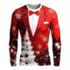thumbnail image 1 of Playeras Para Gimnasio Para Hombre, Camiseta De Manga Larga Para Otoño E Invierno, Cuello Redondo, Estampado Completo, Ambiente Festivo, Celebración, 1 of 3