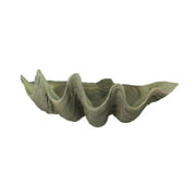 Lifelike Cast Polyresin Giant Clam Shell Decorative Bowl