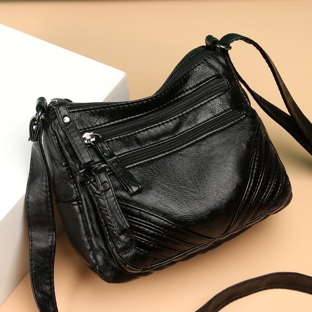 Bolsa de mano de cuero PU a la moda para mujer, de mensajero informal con múltiples bolsillos para mujer Tmvgtek Para Estrenar