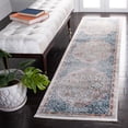 thumbnail image 2 of SAFAVIEH Shivan Deacon Oriental Floral Runner, Blue/Red, 2'2" x 8', 2 of 8