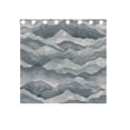 thumbnail image 4 of Watercolor Mountain Range Blackout Curtains 54 inch Length 2 Panels Grommet Drapes for Bedroom Living Room 54x55, 4 of 5