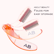 About Beauty Lash Lover Folding Eyelash Comb, 2 Count