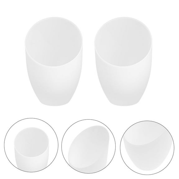 Pawsdot 5Pcs Creative Horseshoe Lamp Shade White Plastic Replacement Cover for Floor and Desk Lamps