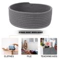 thumbnail image 3 of MERRYHAPY Cotton Rope Woven Storage Basket for Home Organization, and Stylish, 1 Piece, 3 of 4