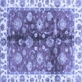 thumbnail image 1 of Ahgly Company Indoor Square Oriental Blue Traditional Area Rugs, 8' Square, 1 of 4
