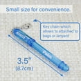 thumbnail image 3 of BAZIC Palm Mini Ballpoint Pen w/Key Ring, Black Ink 1.0mm (5/Pack), 2-Packs, 3 of 8