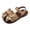 a68-Gold, variant on KPOPLK Girls Sandals Slip-on Elastic Ankle Cross Strappy Dress Sandals Flats Summer Shoes Little Big Kids Sandals Size 6,Black