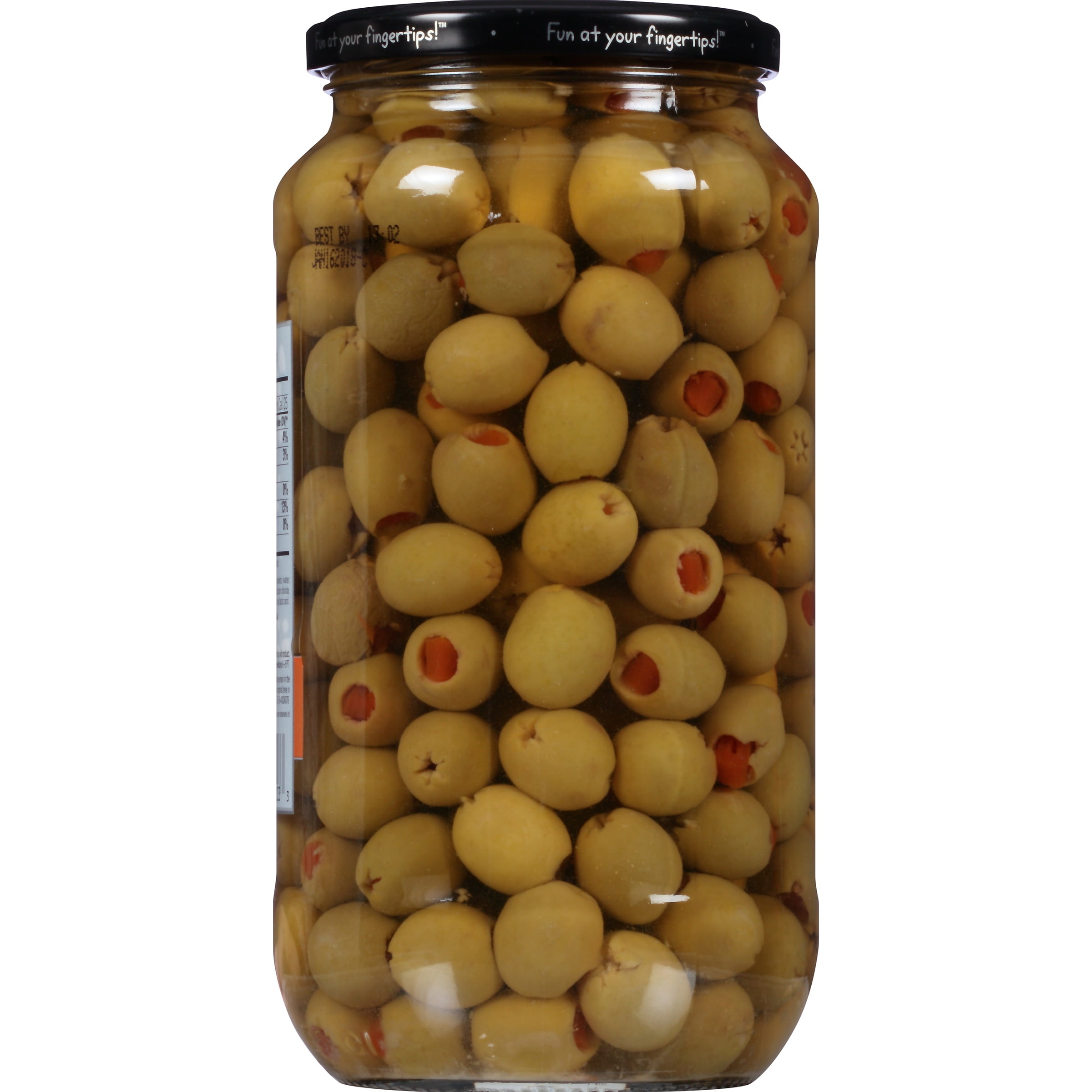 8 PACKSPearls Pimiento Stuffed Manzanilla Olives, 21 oz. Jar ORIGINAL