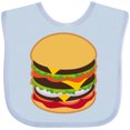 thumbnail image 3 of Inktastic Hamburger Lover Boys or Girls Baby Bib, 3 of 4