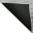 thumbnail image 4 of 8' X 10' Gray And Charcoal Abstract Washable Indoor Outdoor Area Rug, 4 of 5