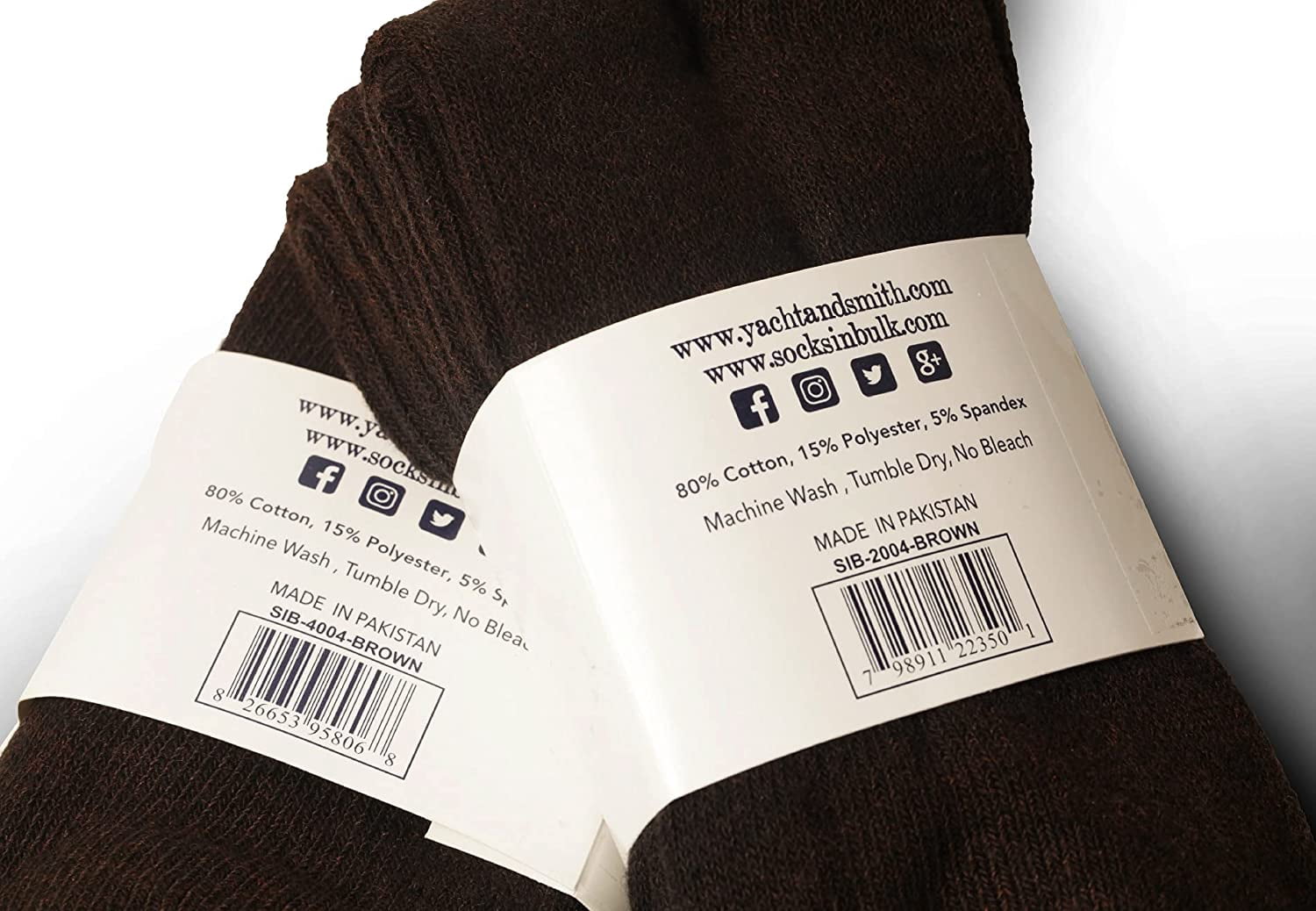 Yacht & Smith Mens and Womens Diabetic Neuropathy Edema Socks, Cotton Crew, Ankle Medical Sock, Size 10-13
