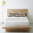 thumbnail image 6 of Yayeee Pillowcase Queen Size Set of 2 Satin Wrinkle Resistant Pillow Case, Stripes Trees, 6 of 8