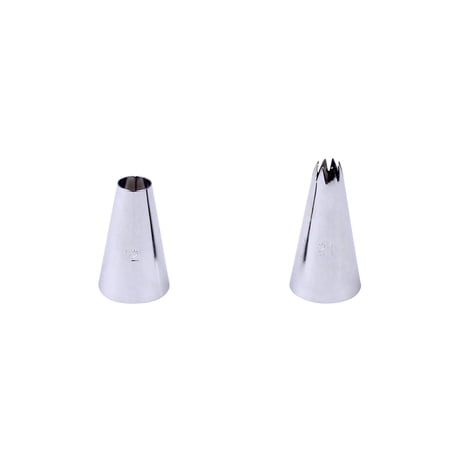 12 Pack: Round & Open Star Tip Set by Celebrate It