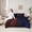 Red Blue, variant on Manfei Red Blue Neon Light Twin Bedding Sets 7-Piece, Geometric Minimalist Bedding Comforter Set, Black Reversible Sheet Sets, Microfiber Bedroom Decor