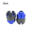 thumbnail image 4 of Scienceny 2 piezas reemplazadas de horquilla delantera, copas de eje, copa amortiguadora, aleación de aluminio, profesional, fácil de instalar, Accesorios para motos Azul, 4 of 6