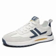 thumbnail image 7 of Men's Retro Casual Sneakers, Breathable Mesh Lace-Up Walking Shoes, Lightweight Non-Slip Fashion Athletic Shoes for Daily Wear, Running, Commuting, 7 of 7