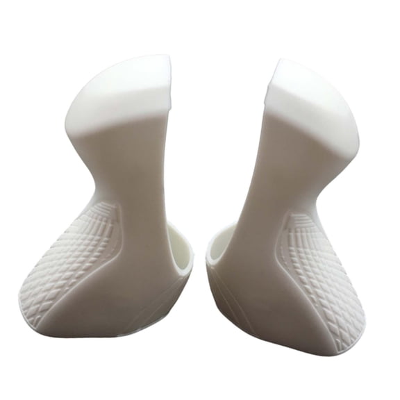 TTETTZ 2 Pieces Bike Shifter Lever Covers for /R3000 Nonslip Handle Sleeves White