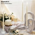 thumbnail image 5 of HIDAWN 6 Pcs Clear Glass Candlestick Holders Tealight Candle Holders, Votive Candle Taper Candle Holder, 5 of 10