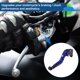 thumbnail image 3 of Palancas de freno y embrague cortas y largas para Yamaha WR125X 2009-2015, palanca de freno ajustable de motocicleta, aleación de aluminio, mango azul con extremo negro, 3 of 6