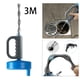 thumbnail image 4 of Desatascador de inodoro eléctrico, desatascador de cabello, herramienta para desatascar desagües, desatascador de desagües 3m, 4 of 9