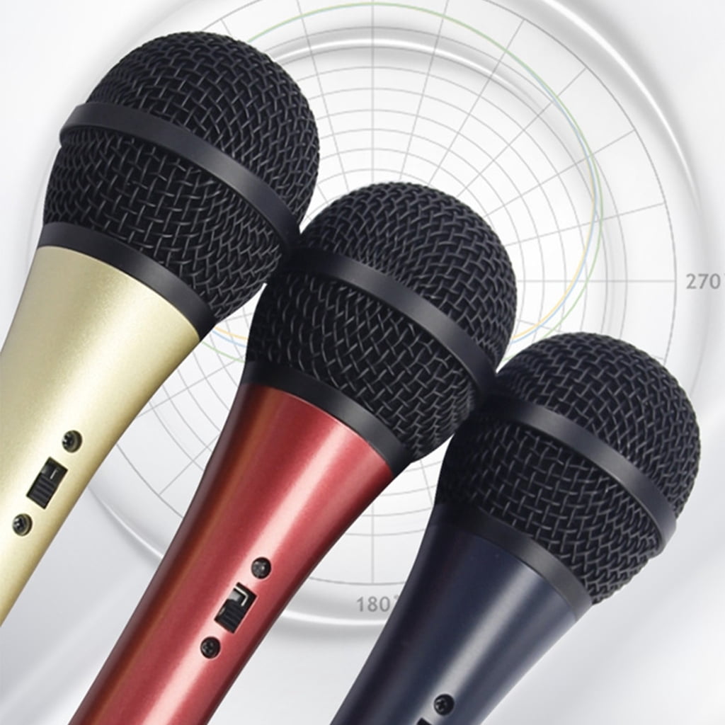 XLR Corded Vocal Microphone Dynamic Supercardioid Mic for Singing Karaoke Public Speaking Includes 300cm Long Cable