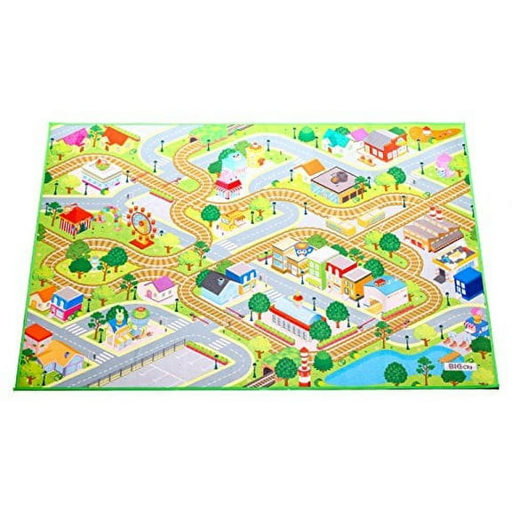 Felt Play Mat - non-slip, with backing - Princess (City, Multicolor)