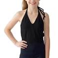 thumbnail image 2 of GiLiling Girls Ribbed Tank Top Summer Sleeveless Crop Top Cute Casual Beach Vacation Camisole (Black, 12-18 Months), 2 of 7